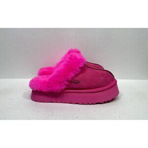 UGG Disquette Women's Slippers Size 6 Pink Suede Lined Mule 1122550